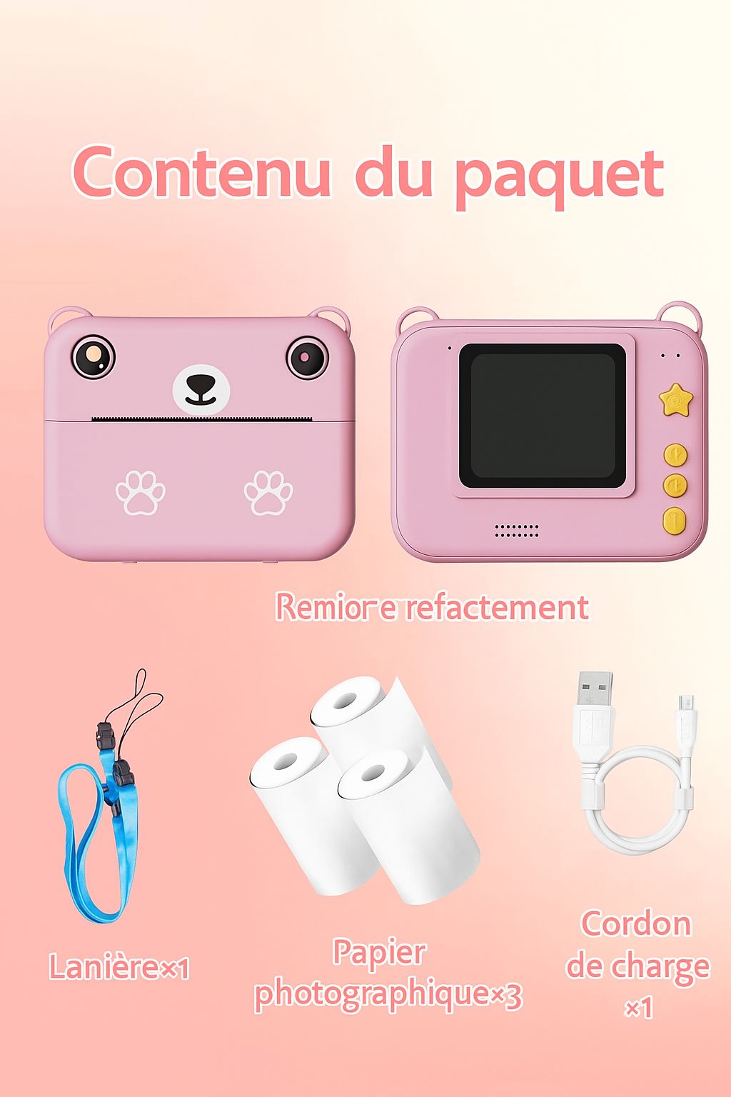 Appareil photo pour enfants {Cadeau de Noël}
