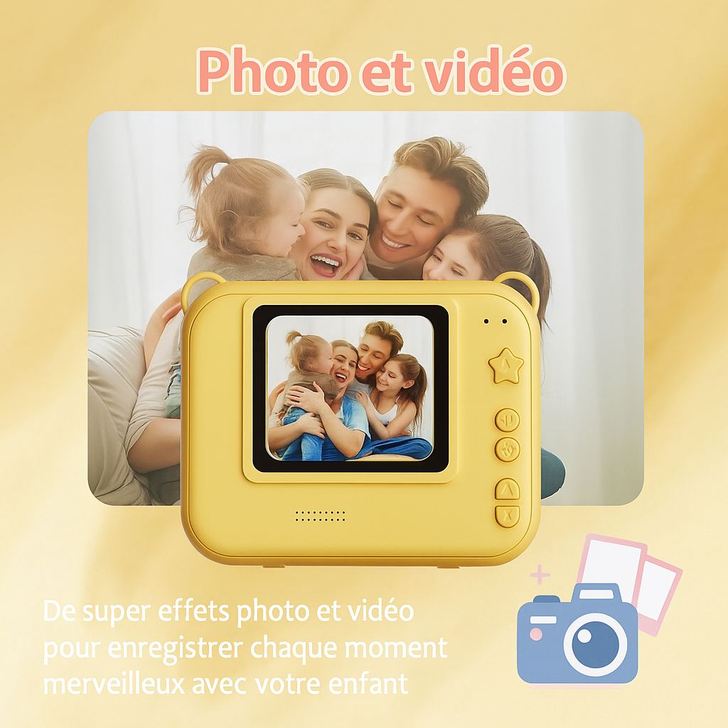 Appareil photo pour enfants {Cadeau de Noël}