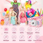 Charger l&#39;image dans la galerie, Mini caméra licorne de dessin animé pour enfants (Cadeaux de Noël)
